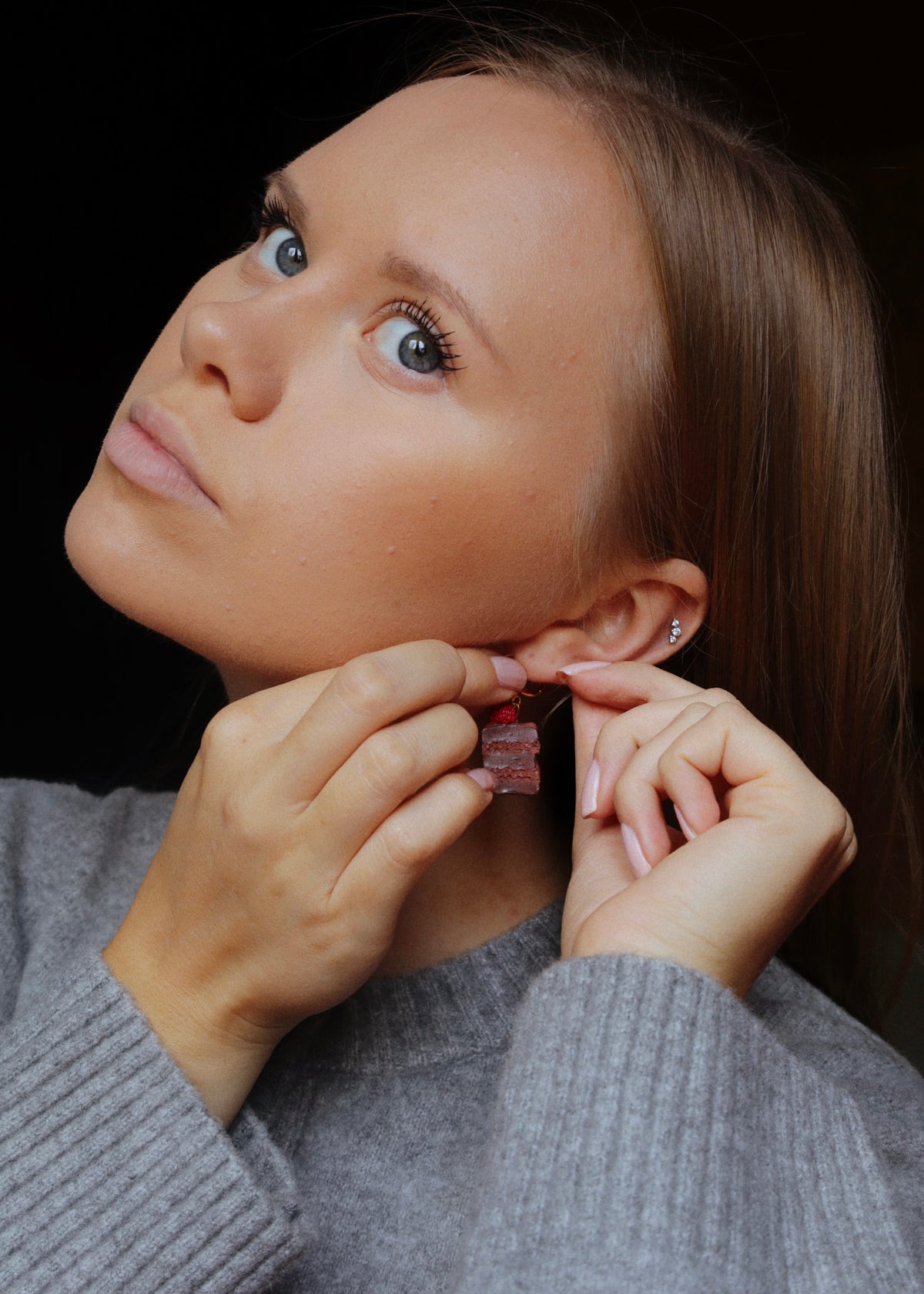 Chocolate Delight Charm Earrings