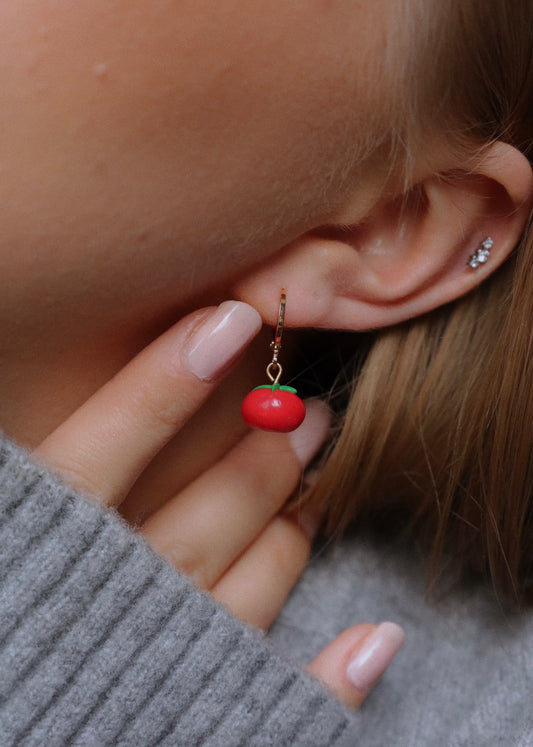 Pomodoro Charm Earrings