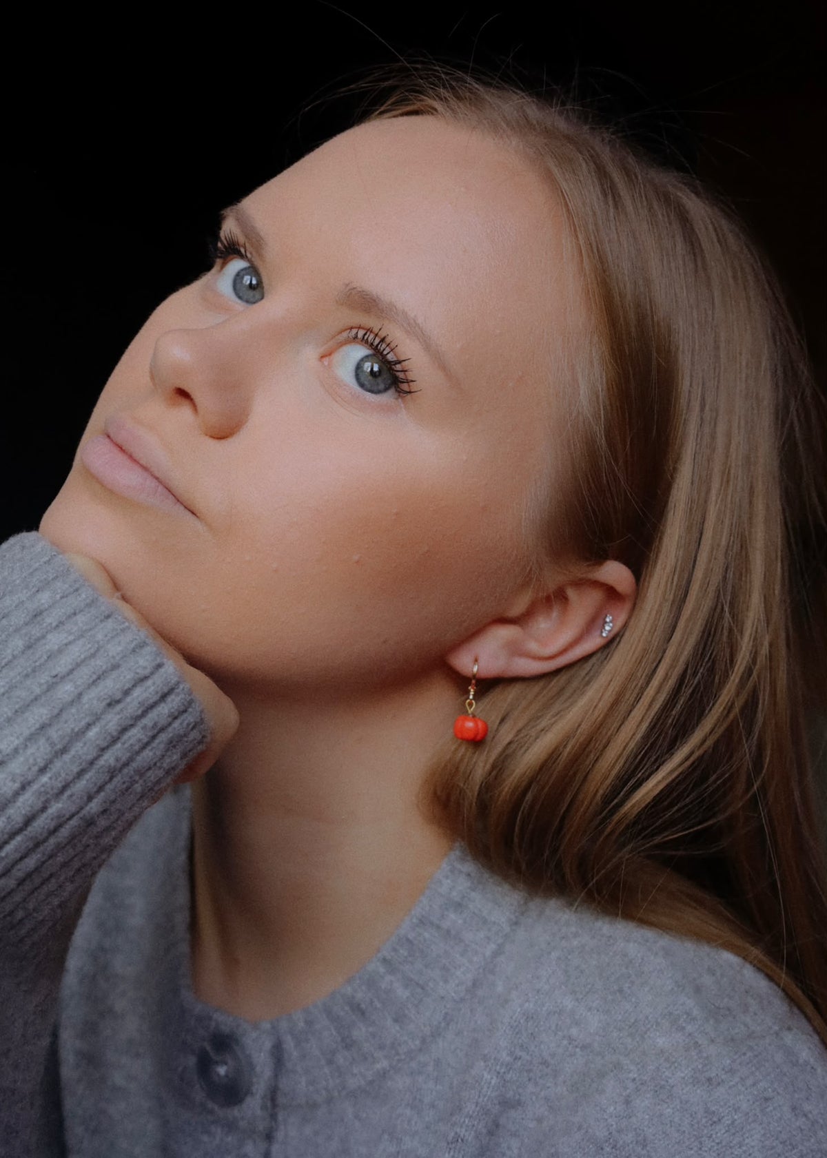 Pumpkin Charm Earrings
