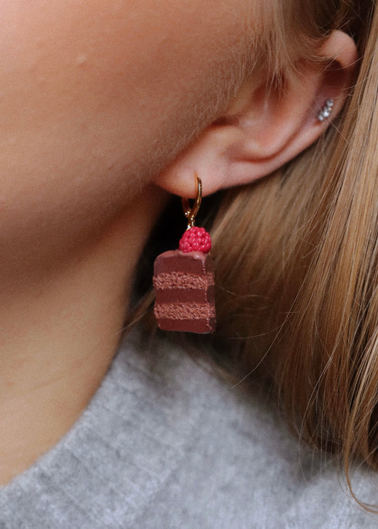 Chocolate Delight Charm Earrings