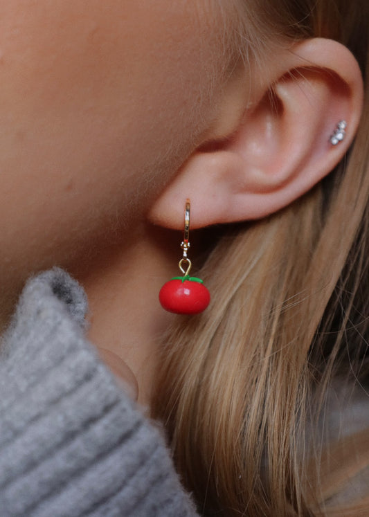 Pomodoro Charm Earrings