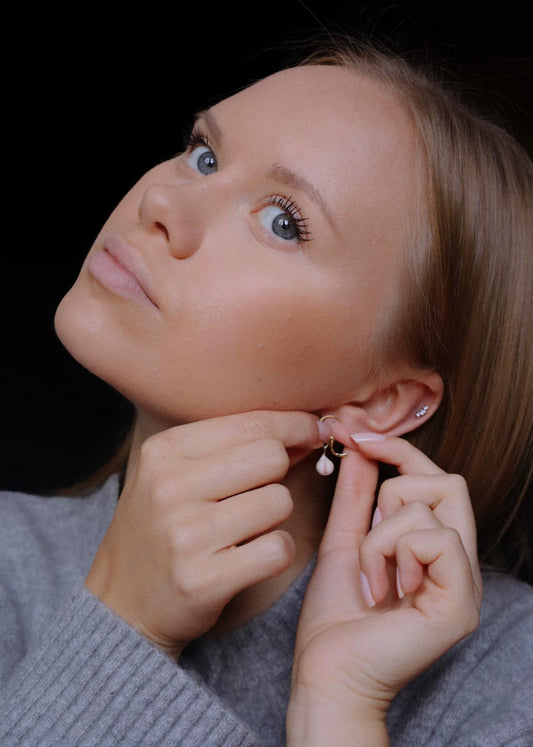 Let's Go Garlic Charm Earrings